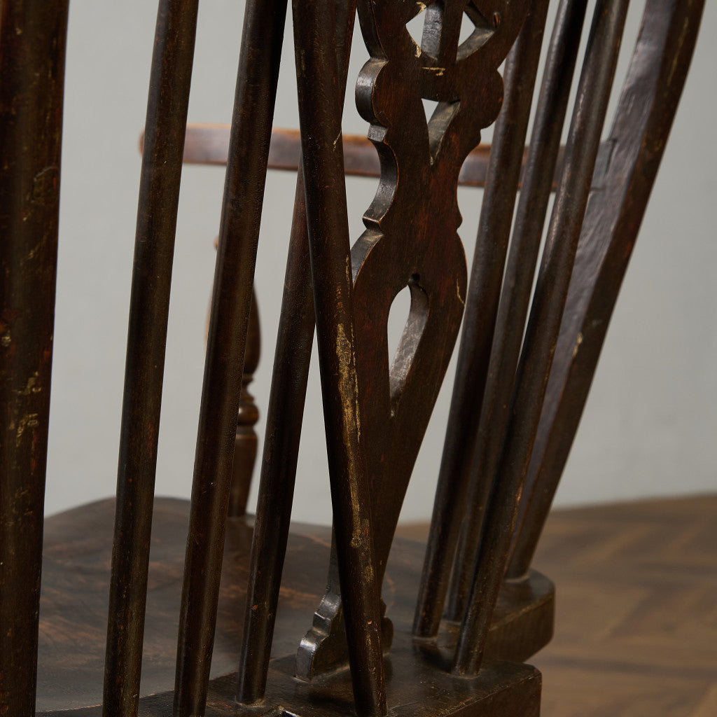 英国 クラシック ホイールバック ウィンザー アームチェア