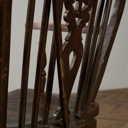 英国 クラシック ホイールバック ウィンザー アームチェア