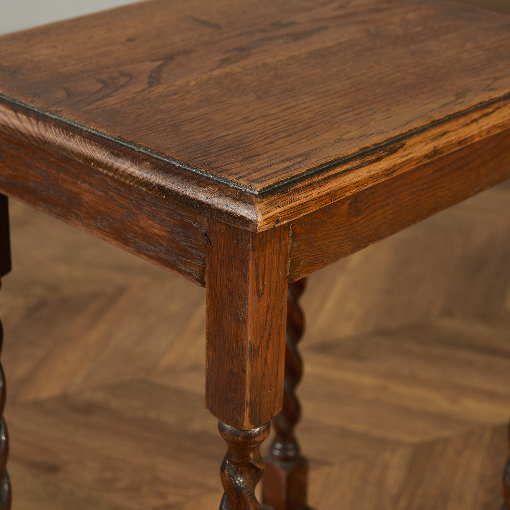 英国 クラシック バーリーシュガーツイスト サイドテーブル