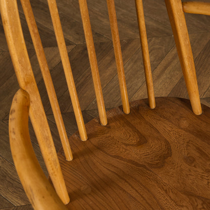 アーコール ERCOL ヴィンテージ クエーカー アームチェア ネイビーブルーラベル #89764