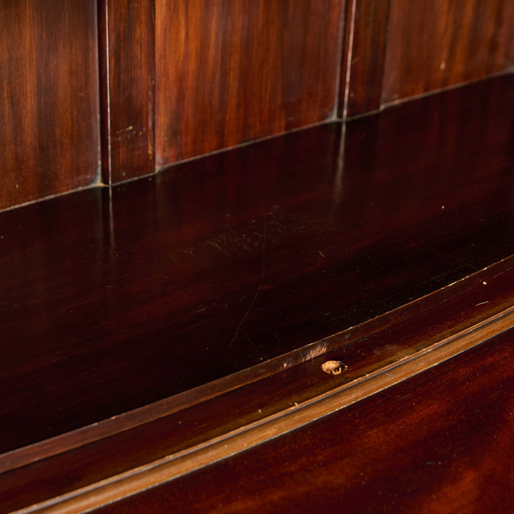 英国 アンティーク ビューロー ブックケース