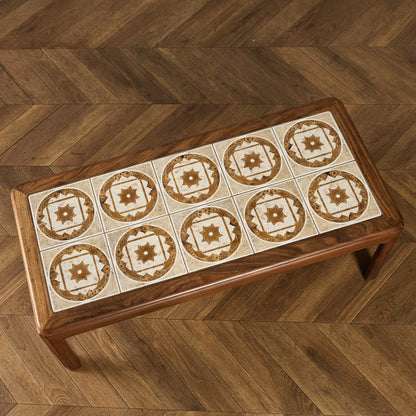 タイルトップ コーヒーテーブル