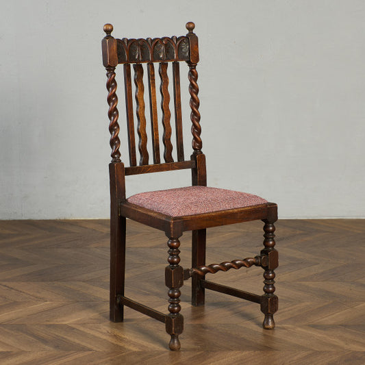 英国 クラシック ダイニングチェア 座面張替え済み