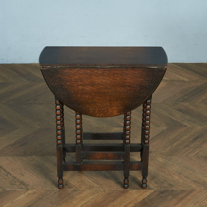 英国クラシック ドロップリーフ ゲートレッグテーブル