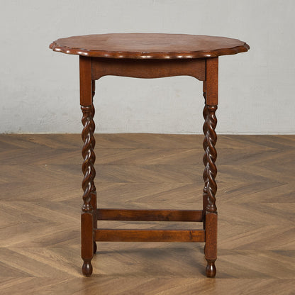 英国 クラシック バーリーシュガーツイスト サイドテーブル