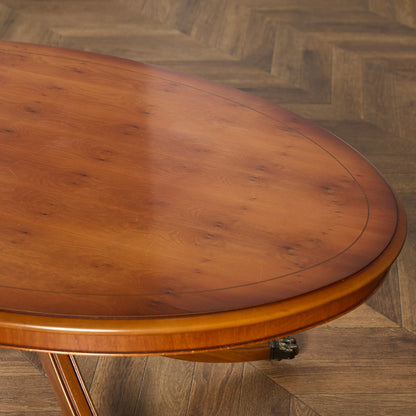 リージェンシー 様式 オーバル センターテーブル