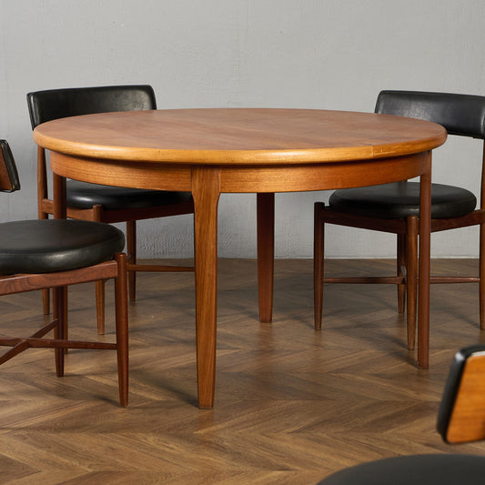 ヴィンテージ エクステンション ラウンドダイニングテーブル