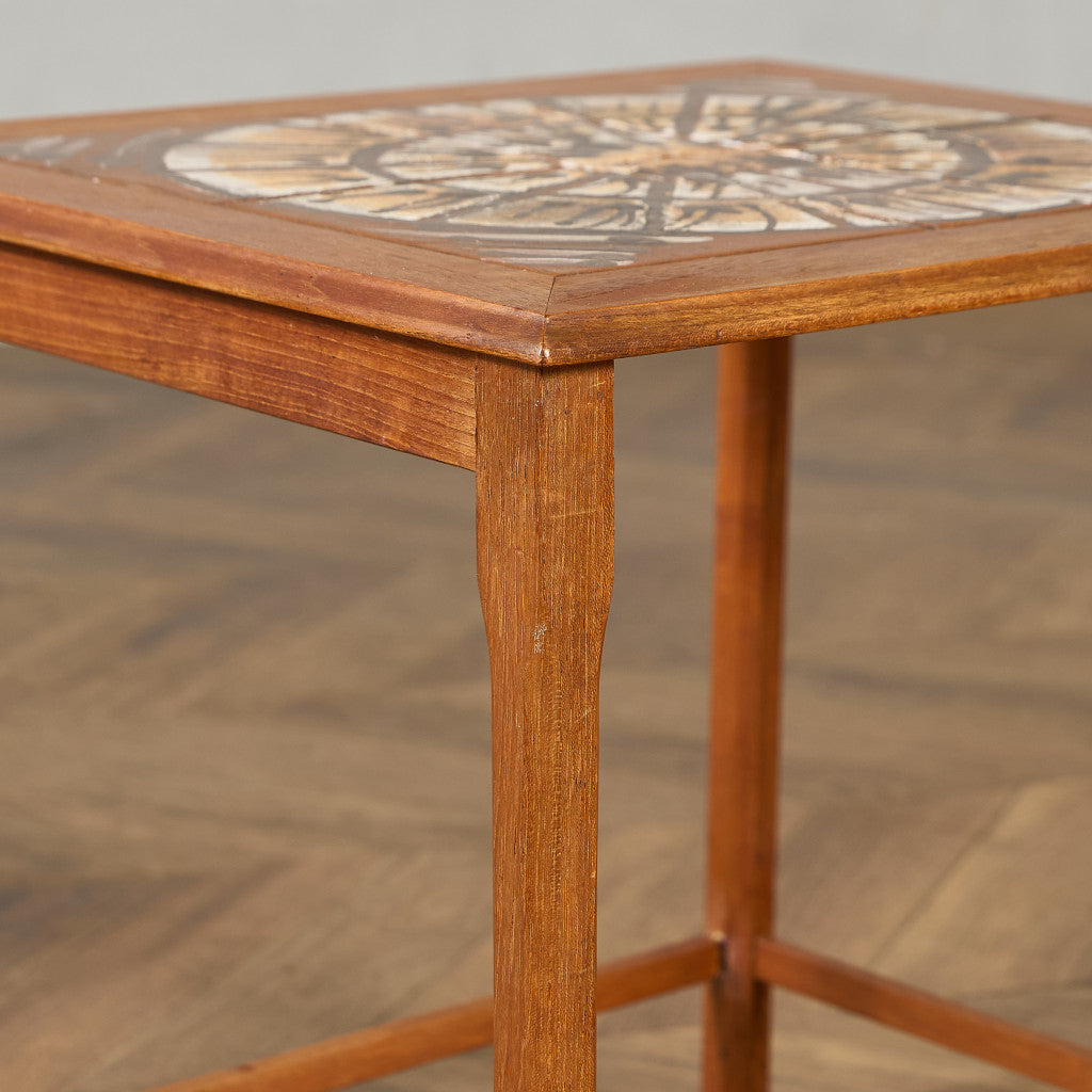 デンマーク TOFTEN タイルトップ ネストテーブル