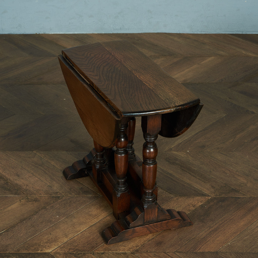 ドロップリーフテーブル ドロップサイドテーブル　剥離 アンティークテーブルのオンライン商品 イギリスとフランスから洗練