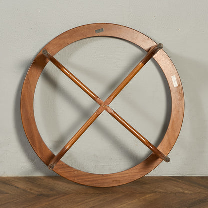 ガラストップ ラウンドコーヒーテーブル