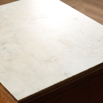 英国 クラシック 大理石 サイドキャビネット #96636