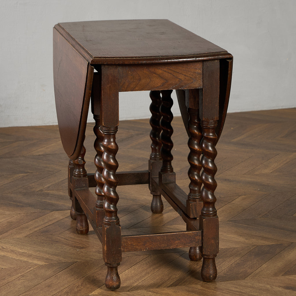 英国 クラシック ドロップリーフ ゲートレッグテーブル #91789