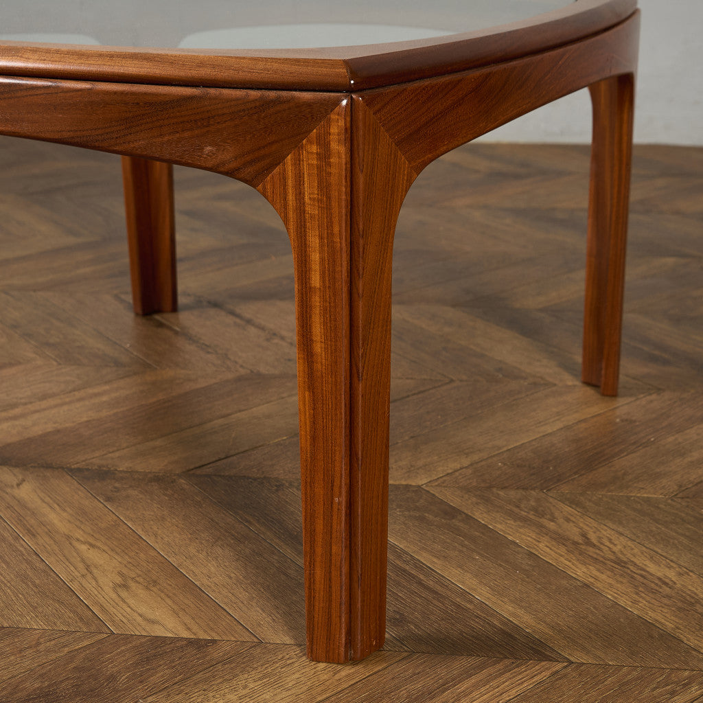 ヴィンテージ スクエア ガラス センターテーブル