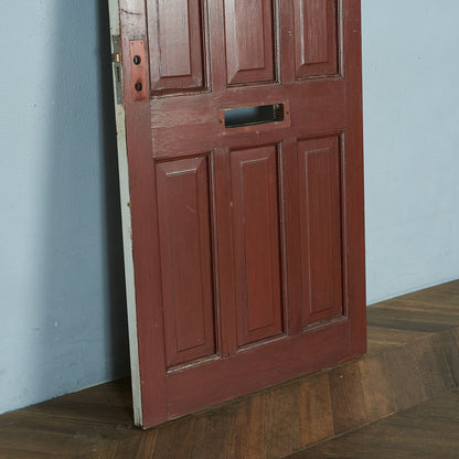 British antique painted wooden door #65920