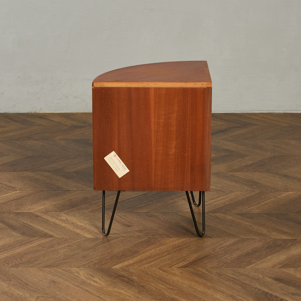 Fresco コーナーキャビネット 3点セット カスタム アイアン ヘアピンレッグ