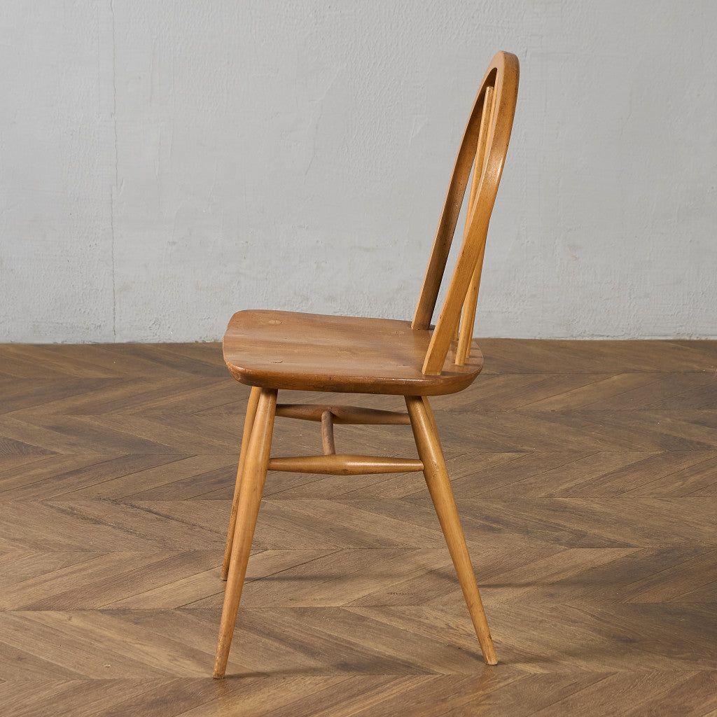 アーコール ERCOL 4本 スポーク フープバックチェア ブルーラベル #97227