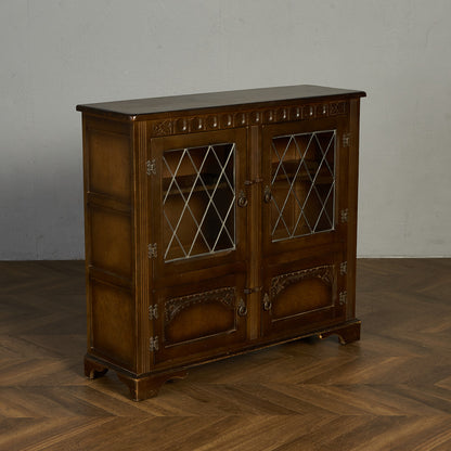 英国 クラシック オーク材 ブックケース #89839