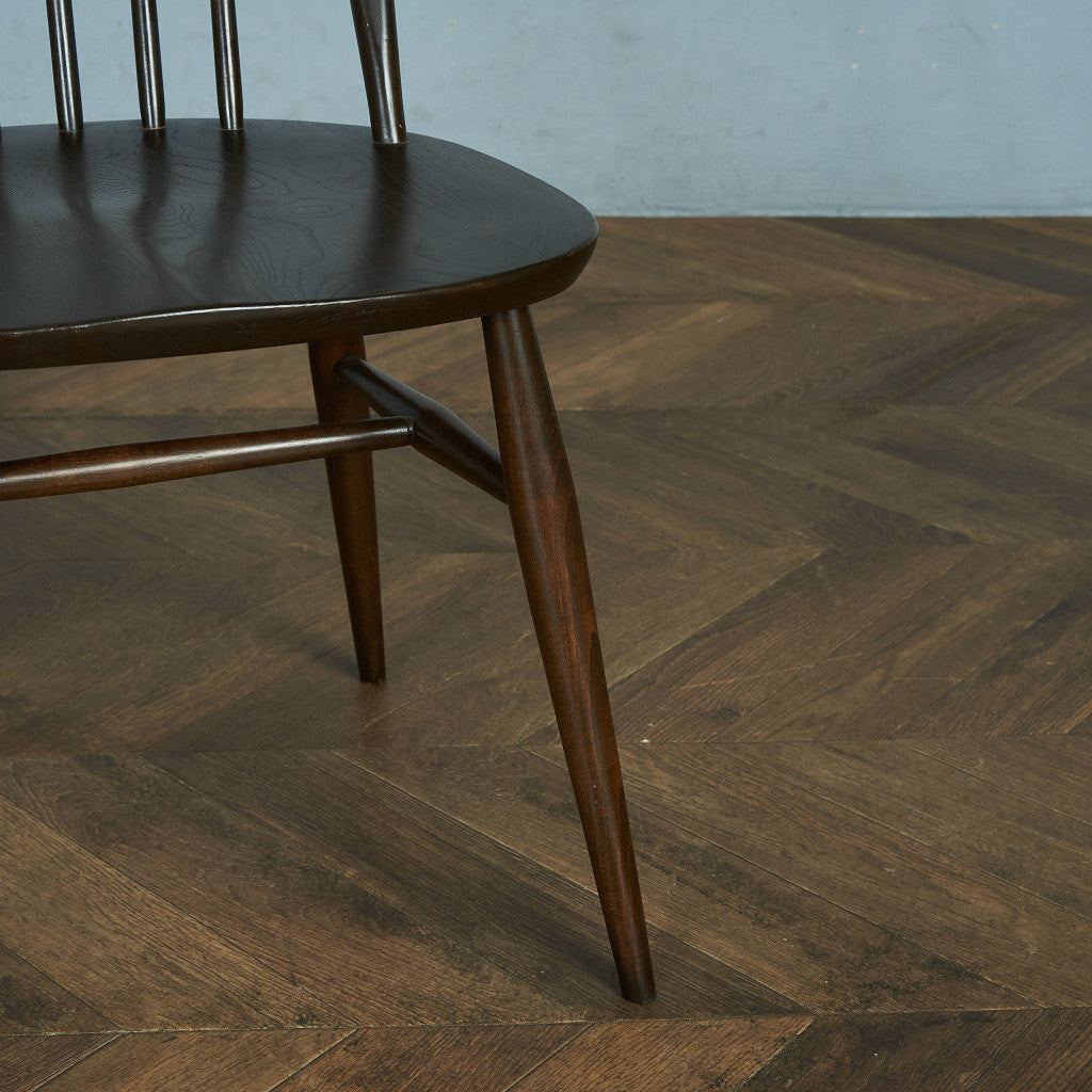 ERCOL Vintage Quaker Chair Large Size / Round Gold Label #66074