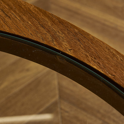 ヴィンテージ トライアングル ガラストップテーブル