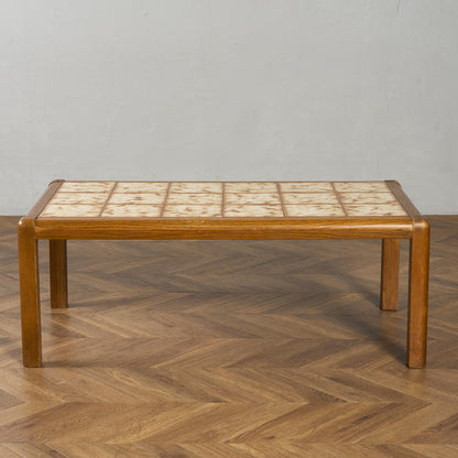 ベルギー ヴィンテージ タイルトップ コーヒーテーブル センターテーブル