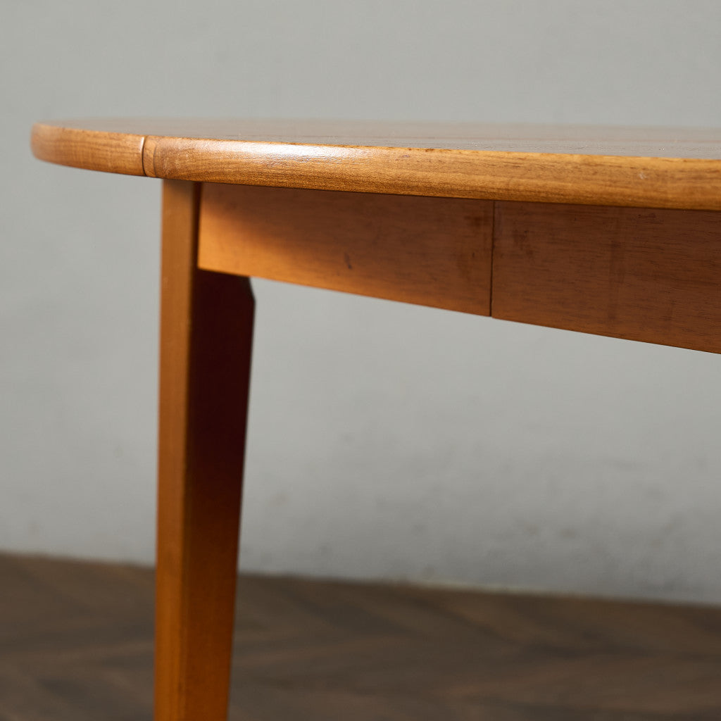 デンマーク エクステンション ラウンド ダイニングテーブル