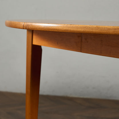 デンマーク エクステンション ラウンド ダイニングテーブル