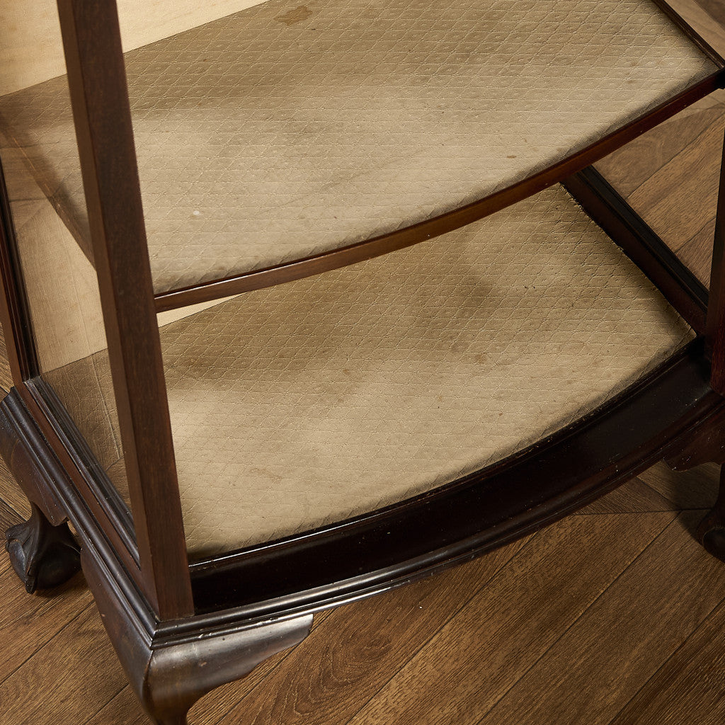 英国 クラシック ディスプレイ ガラス キャビネット #97302