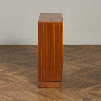 モーリス オブ グラスゴー Morris of Glasgow Cumbrae ヴィンテージ ナロー ガラス ブックケース 食器棚 #94361