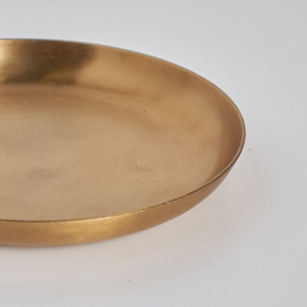 BRASS PLATE ROUND / S
