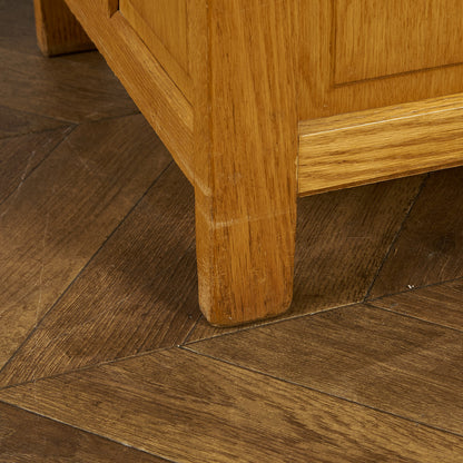 英国クラシック オーク材 ブランケットボックス