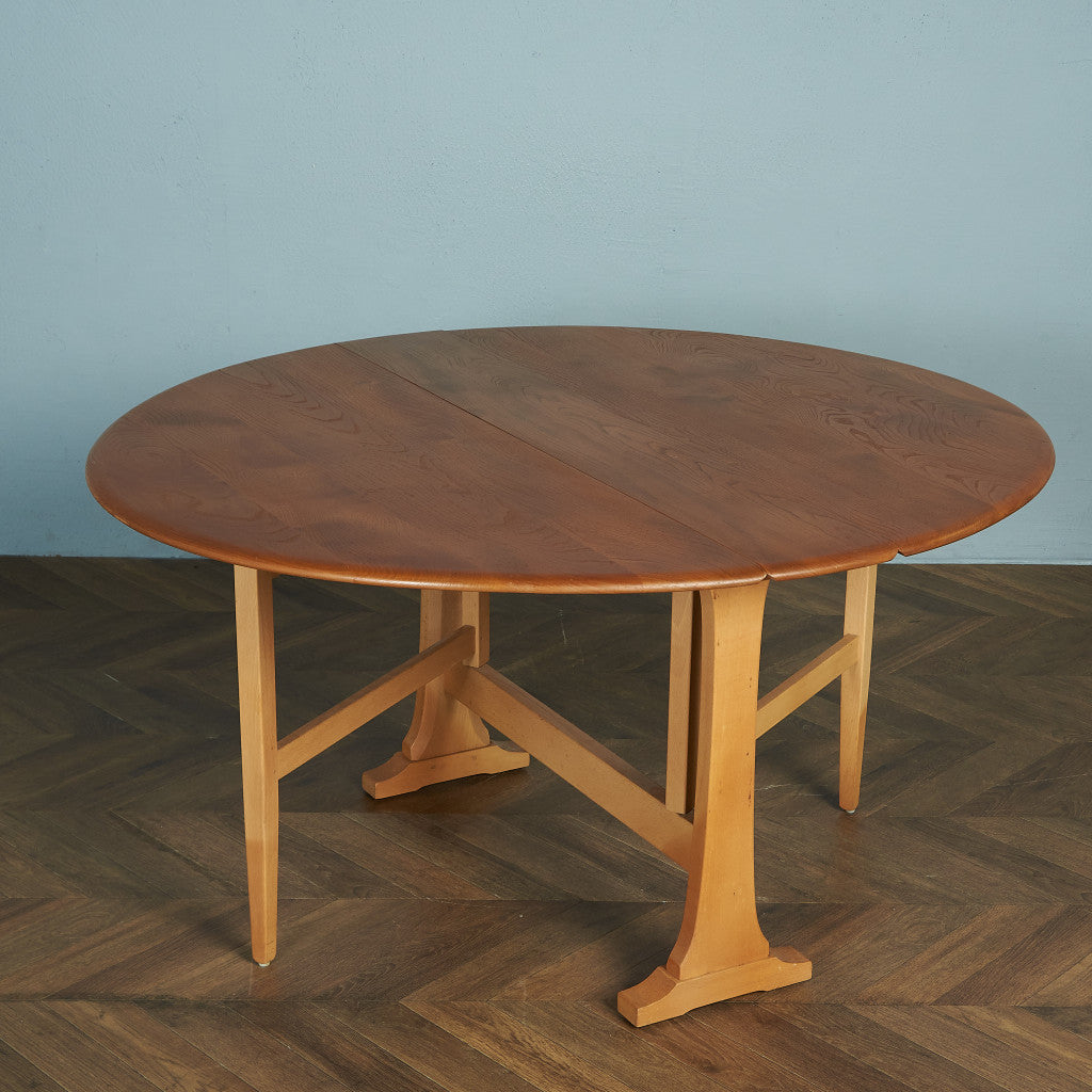 アーコール ERCOL オーバル型 ゲートレッグバタフライテーブル