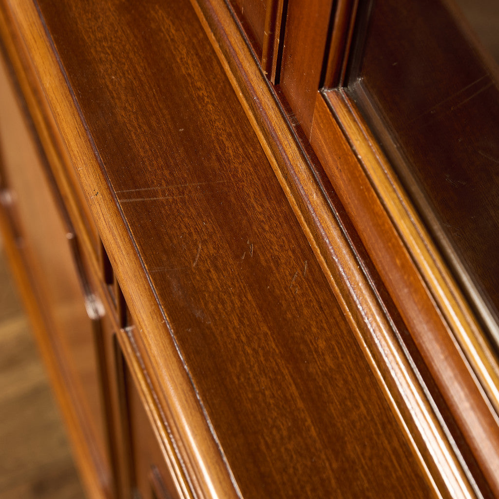 英国 クラシック エドワーディアン ブックケース 食器棚