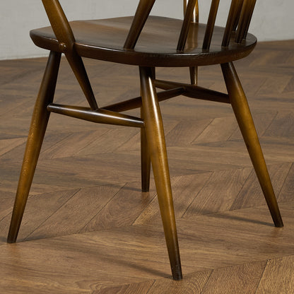 ヴィンテージ クエーカー アームチェア ラウンドゴールドラベル