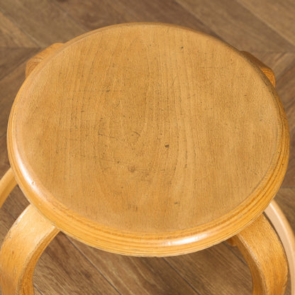 デンマーク LEIKA ヴィンテージ ベントウッド スツール