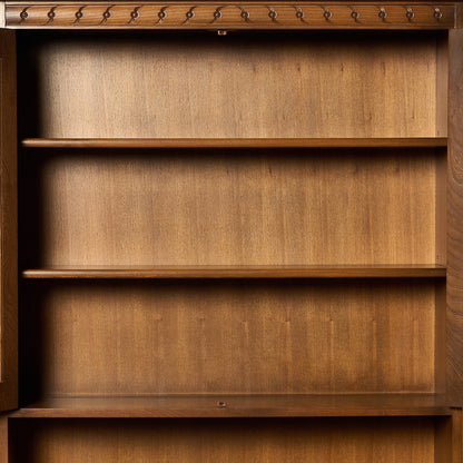 Old Colonial ヴィンテージ ブックケース カップボード ラウンドゴールドラベル