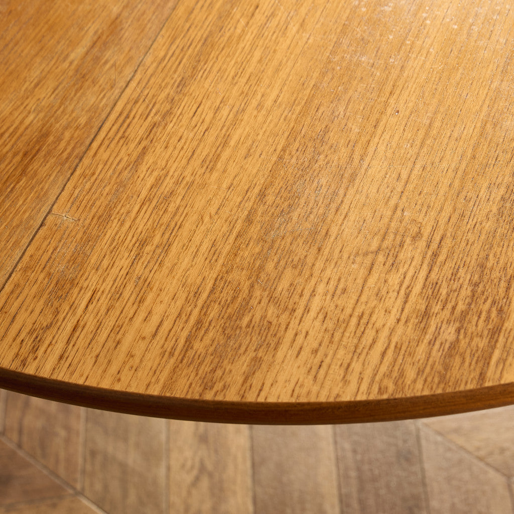 デンマーク エクステンション ラウンド ダイニングテーブル