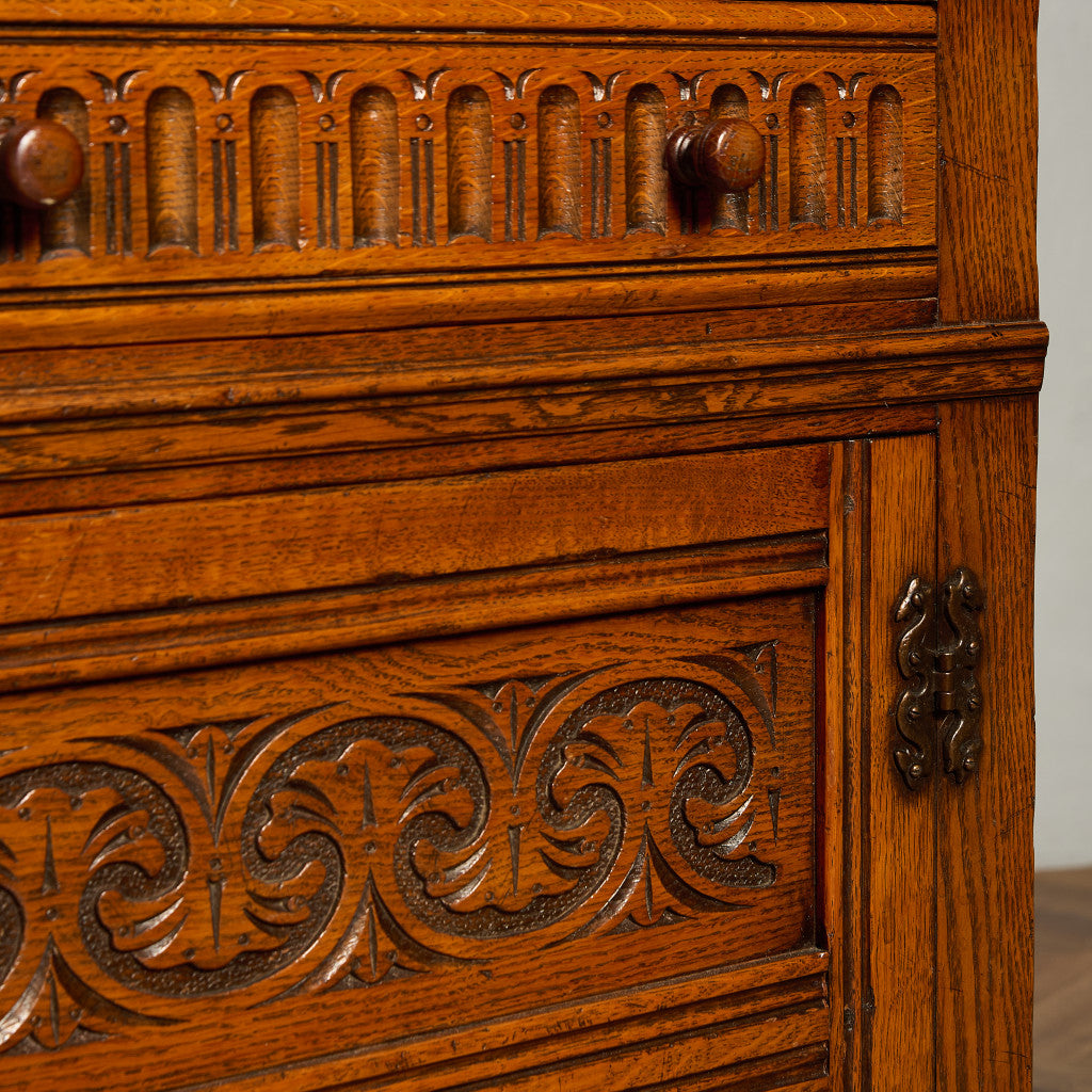 Pratts オーク材 ウェルシュドレッサー カップボード