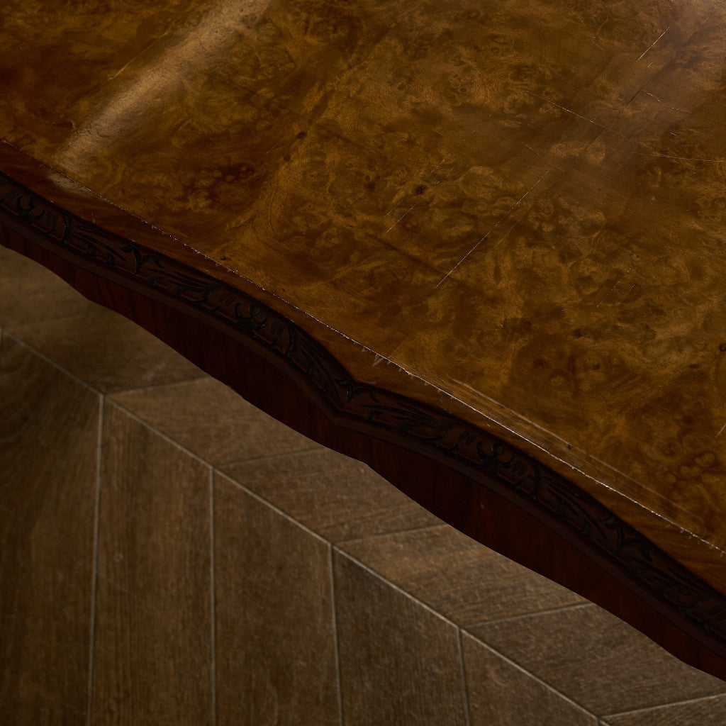 英国 クラシック ガラストップ センターテーブル #86977