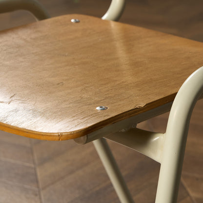 イギリス ヴィンテージ スタッキング スクールチェア #90101