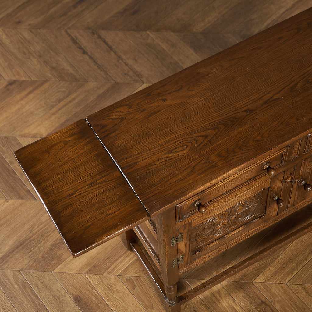 英国 クラシック 拡張天板付き サイドボード