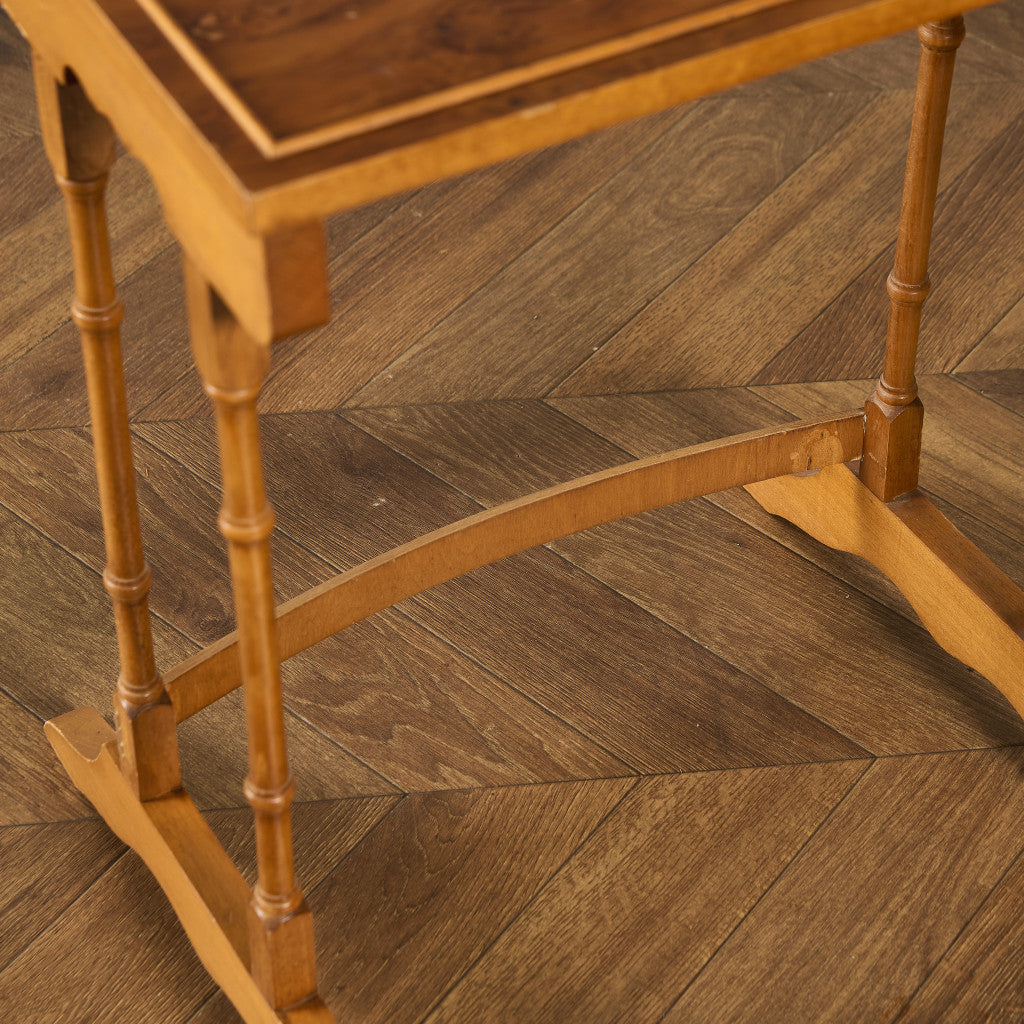 英国 クラシック イチイ ネストテーブル #95461