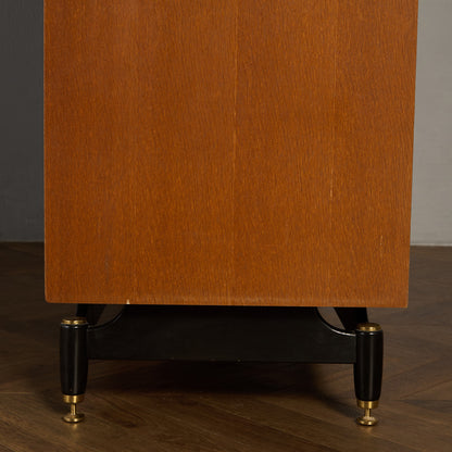 Chinese white ヴィンテージ 3ドア ワードローブ 初期ゴールドラベル