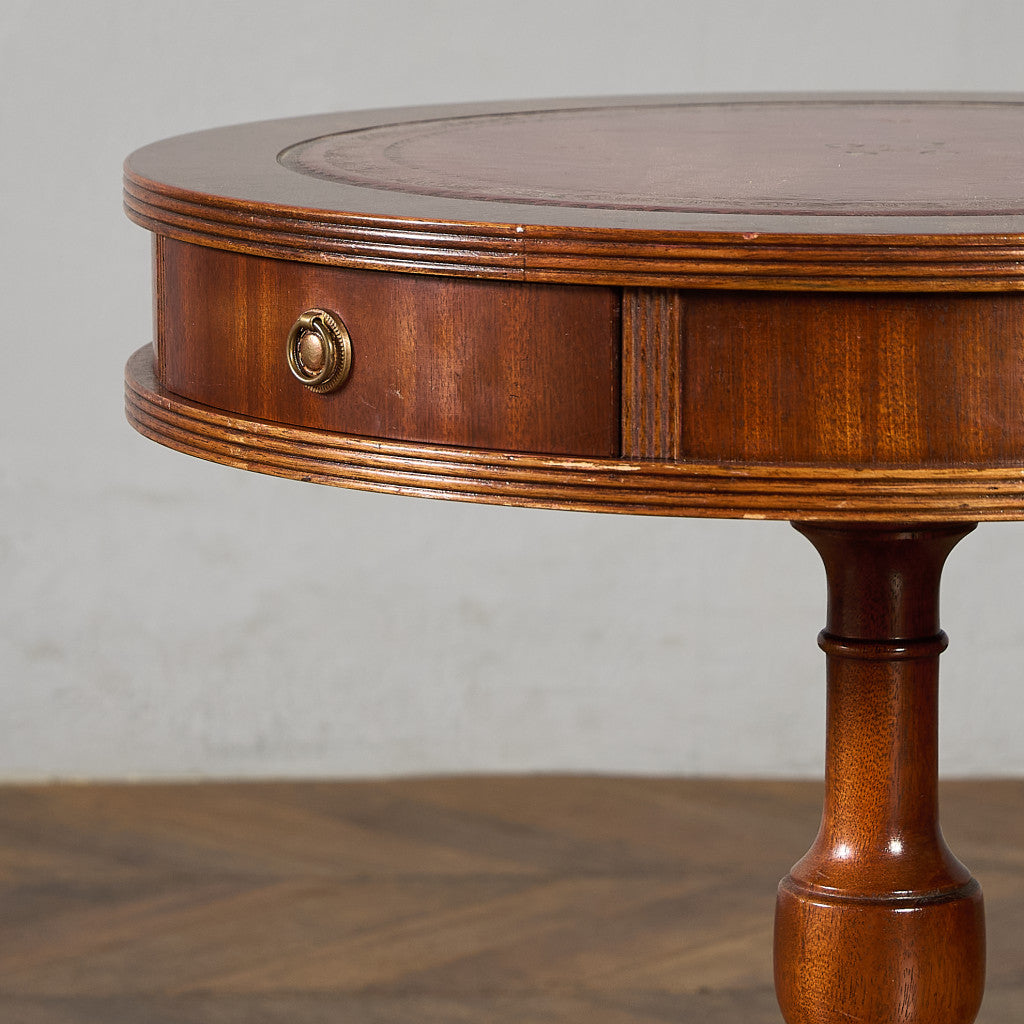 英国 クラシック リージェンシー様式 ドラムテーブル #97308