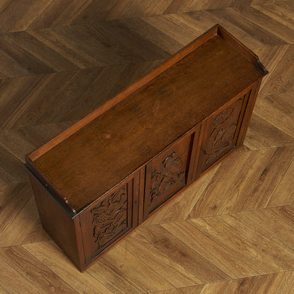 英国 アンティーク キャビネット