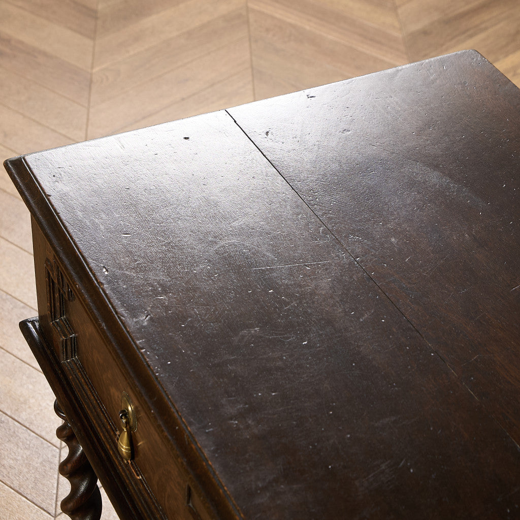 英国 クラシック オーク材 コンソールテーブル