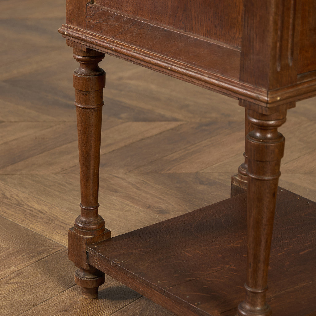 英国 クラシック 大理石 サイドキャビネット #96619