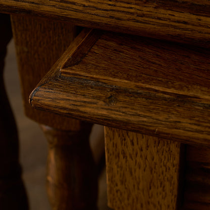 英国 クラシック オーク材 ネストテーブル #89838