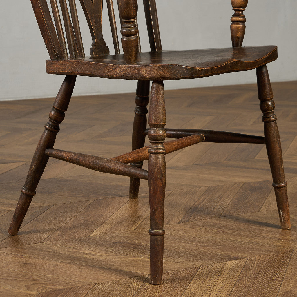 英国 クラシック ホイールバック ウィンザー アームチェア