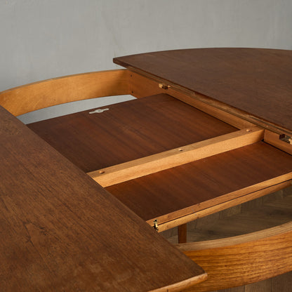 ヴィンテージ エクステンション ラウンド ダイニングテーブル