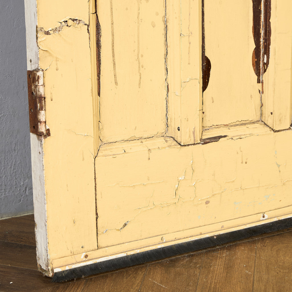 英国 アンティーク ペインテッド ステンドグラス ドア